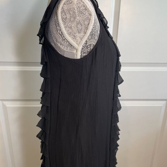 JUICY COUTURE Black Gauze Dress Size 6 - Picture 9 of 11